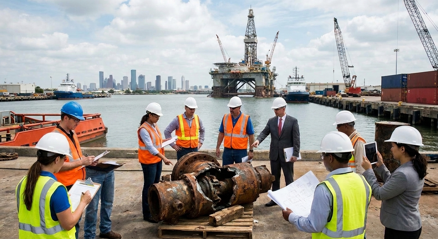 Houston oil rig equipment failure responsibility